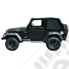 Bâche FASTBACK TOP Windows SUNTOP (Partie 2/2) - Couleur : Black Diamond - Jeep Wrangler TJ - TJFTBK2
