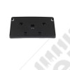 Support de plaque d'immatriculation avant (format USA) Jeep Grand Cherokee WL - 0873.70 / 68469475AA / 68469475