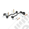 Kit 2 biellettes de barre stabilisatrice avant rallongées (réhausse 10cm à 13cm) - Jeep Wrangler TJ, et Cherokee XJ - RC1028