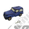 Tirelire Jeep (en résine) 
