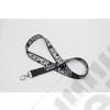 Tour de cou Jeeper Store (noir et blanc) avec porte clef