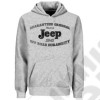 Sweatshirt Jeep "Guaranteed original", gris, taille L