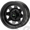 Jante Triangular Acier Noire 7x15 / 5x139.7 / ET: -6 / CB : 110 pour véhicules Jeep CJ et SJ / RA302BK / 302BK