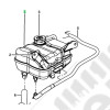 Vase expansion liquide refroidissement moteur 2.8L CRD - Jeep Cherokee Liberty KK - 55037842AC / 55037842AD / 55037842AE