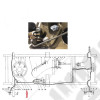 Tube rigide frein (conduite maître cylindre pont avant) Jeep Willys MB, GPW, M38, M38-A1, M201, CJ2A