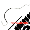 Tube rigide frein, (conduite pont avant droit) Jeep Willys MB, GPW, M38, M38-A1, M201, CJ2A