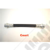 Flexible de frein avant gauche ou droit (court) Jeep MB, M38, M38-A1, CJ2A, CJ3A, CJ3B, CJ5, CJ6 (longueur: 15.24cm / 6") 