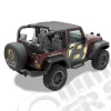 Bikini Header - Couleur : Black Diamond - Jeep Wrangler JK (2 portes) - 52586-35