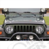 Déflecteur d'air de capot moteur (couleur fumé) pour Jeep Wrangler YJ et TJ