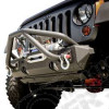 Double barre tubulaire Stinger pour pare chocs avant XHD (avec OU sans support de treuil) - Jeep CJ7, Wrangler YJ et Wrangler TJ - 11540.25