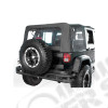 Pare chocs arrière tubulaire 3" avec protection plastique Jeep Wrangler JK