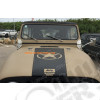 Kit de rétroviseurs acier / inox Jeep CJ, Wrangler YJ , TJ
