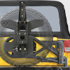 Pare chocs arrière en acier Gen2 (avec porte roue) pour Jeep Wrangler JK