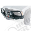 Pare chocs avant acier WARN avec porte treuil et barre protection Jeep Cherokee XJ