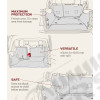 Housse de protection intérieur de coffre et banquette pour Jeep Wrangler JL Unlimited (4 portes)