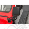 Kit de relocalisation de support de rétroviseur noir Jeep CJ7 et Wrangler YJ 