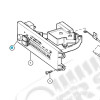 Kit de boutons de ventilation de tableau de bord (sans clim - 4 bornes) pour Jeep Wrangler TJ