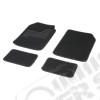 Kit de 4 tapis de sol en tissu noir (produit universel) - Jeep - 1608.01 / SH7230001 / 765764 / 27650 / B07CYZR37C