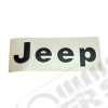 Autocollant "Jeep" , couleur noir (il ce trouve sur le coté de la caisse des Wrangler YJ, TJ et CJ)