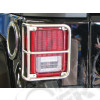 Grilles de protections de feux arrière en acier inox Jeep Wrangler JK