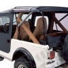 Bache complete Bestop ''Tigertop'' couleur: noir pour Jeep CJ6