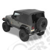 Bâche complète "Supertop NX" avec fenêtres teintées, couleur: Black Denim pour Jeep Wrangler YJ