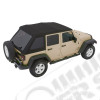 Bache Trektop Glide - Couleur : Pebble Twill (Beige) - Jeep Wrangler JK Unlimited (4 portes)