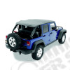 Bâche Trektop - Couleur : Black - Tissu : Twill (triple épaisseur) - Jeep Wrangler JK Unlimited (4 portes) 