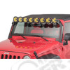 Rampe de 8 phares LED de 50" complète KC pour Jeep Wrangler JK