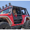 Kit demi portes avant tubulaire en aluminium couleur noir - Jeep Wrangler JK et JK Unlimited - 51810-01AR / AR15009 / 15009