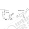 Crochet d'attelage arrière modèle US (4545kg) Jeep Gladiator JT