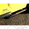 Kit marchepieds tubulaire noir avec plateau anti-dérapant pour Jeep Wrangler YJ et TJ - B8625 / 8625B / 11591.03 / RT26015 / RT26016 / 11590.04 / 11590.03 / 11504.04 / 35600