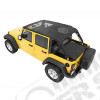 Bikini version ''Safari'' couleur: black MESH (Filet) Jeep Wrangler YJ