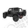 Bâche complète Cargo Top U2, couleur: noir (Black Diamond) pour Jeep Wrangler JK (2 portes)