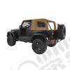 CTU2JKDS Bâche complète Suntop Cargo Top U2, couleur: Sable (Deep Sand) pour Jeep Wrangler JK (2 portes)