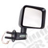 Door Mirror, Right, LED Turn Signal, Black 07-18 Jeep Wrangler JK