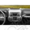 Dashboard Radio Console, Center, Charcoal; 11-18 Jeep Wrangler JK