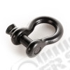 D-Ring Shackle, 3/4 inch, 9500 Lb, Black
