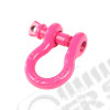D-Ring Shackle, 3/4 inch, 9500 Lb, Pink