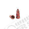 Wheel Lug Nut Kit, Bullet Style, Red, 23pc, 1/2-20