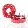 Wheel Spacer Kit, 1.25 Inch, Red, 5x5 99-04 Jeep Grand Cherokee WJ