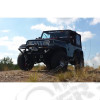 RRC Bumper, Front with Grille Guard, Black 87-06 Jeep Wrangler YJ/TJ