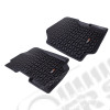 All Terrain Floor Liner, Front Pair, Black; 76-95 CJ5/CJ7/CJ8/Wrangler