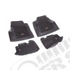 All Terrain Floor Liner Kit, Black; 97-06 Jeep Wrangler TJ/LJ