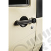 Elite Door Handle Inserts, Black 07-18 Jeep Wrangler JK/JKU, 2 Door