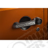 Elite Door Handle Inserts, Contrast Tread 07-18 Wrangler JK, 2 Door