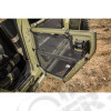 Tube Door Cover Kit, Rear, Pair, Black 07-18 Jeep Wrangler JKU