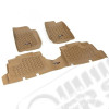 All Terrain Floor Liner Kit, Tan; 07-18 Jeep Wrangler JK, 4 Door