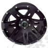XHD Wheel, 17x9, Black Satin, Center Cap; 07-19 Jeep Wrangler/Gladiator