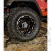 XHD Wheel, 17x9, Black Satin, Center Cap 07-19 Jeep Wrangler/Gladiator